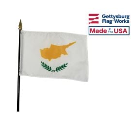 Cyprus Stick Flag - 4x6"