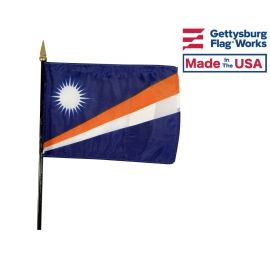 Marshall Islands Stick Flag - 4x6"