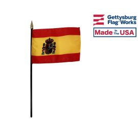 Spain Stick Flag