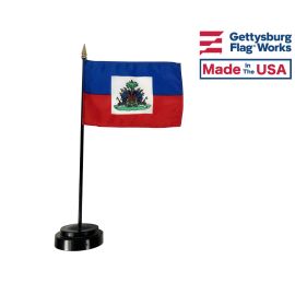 Haiti Stick Flag (with Seal)