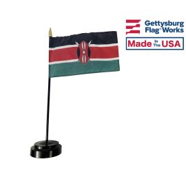 Kenya Stick Flag - 4x6"