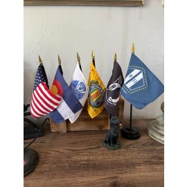 9/11 We Remember Stick Flag - 4x6"