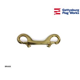 DOUBLE ENDED FLAG SNAPS IN STAINLESS STEEL OR BRASS