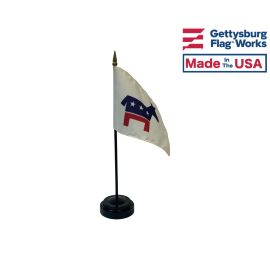 Democrat Stick Flag - 4x6"