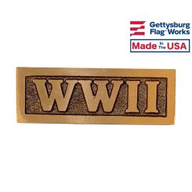 ww2 insignia under grave marker example