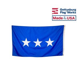 3 Star Air Force Officer Flag