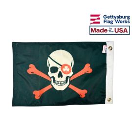 Irish Jolly Roger - Boat Flag Made in the USA by Gettysburg Flag Works