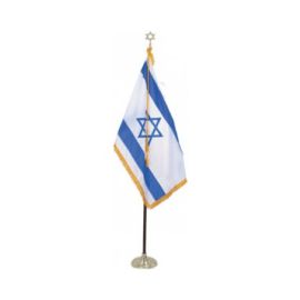 Israel Indoor Flag Set
