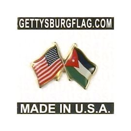 Jordan Lapel Pin (with US Flag)