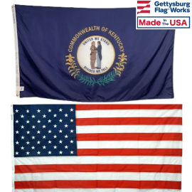 Kentucky & Battle-Tough® American Flag Combo Pack