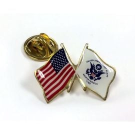 Coast Guard Flag Lapel Pin