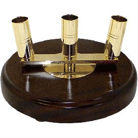 Signature Mahogany Floor Stand Three Hole