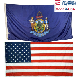 Maine & Battle-Tough® American Flag Combo Pack