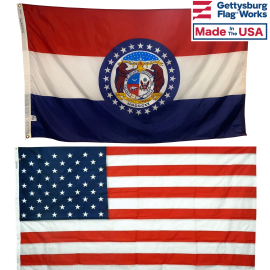 Missouri & Battle-Tough® American Flag Combo Pack