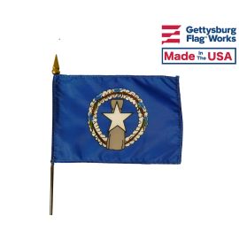 Northern Marianas Stick Flag - 4x6"