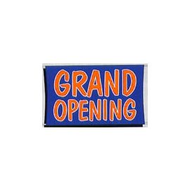 Grand Opening Banner - Orange, White & Blue