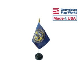  Nebraska State Stick Flag in flag stand