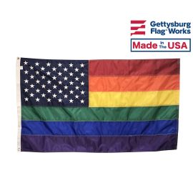 Stars on a Rainbow Flag