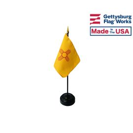 New Mexico State Stick Flag - 4x6"