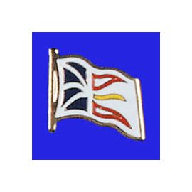 Newfoundland Lapel Pin (Single Waving Flag)