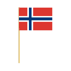 Norway Cotton Stick Flag