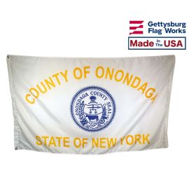 Onondaga County, NY Flag Made in the USA by Gettysburg Flag Works