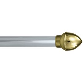 Silver Banner Pole with Acorn Ends 