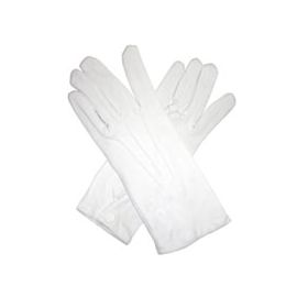 White Cotton Parade Gloves