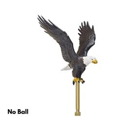 Painted Patriotic Flying Flagpole Eagle- Choose Sizes