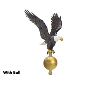 Painted Patriotic Flying Flagpole Eagle- Choose Sizes
