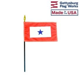 Blue Star Stick Flag (Blue Service Star)