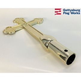 CHURCH CROSS, 10" GOLD Plastic