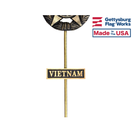 Vietnam Service Insignia Plaque For Grave Markers