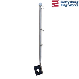 rail mount for boat flag