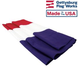 RED WHITE AND BLUE SEWN BUNTING