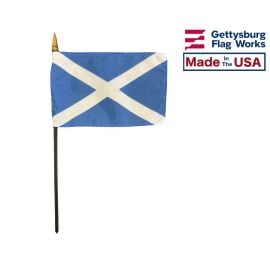 Scotland Cross Stick Flag