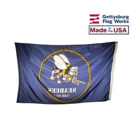 U.S. Navy Seabees - Outdoor Flag Made in the USA by Gettysburg Flag Works