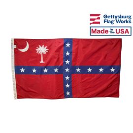 South Carolina Confederacy Flag 1861 - 3x5'