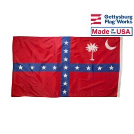 South Carolina Confederacy Flag 1861 - 3x5'