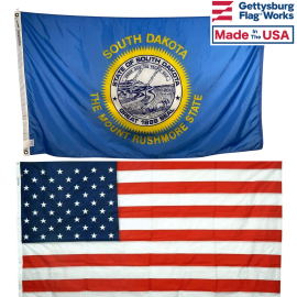 South Dakota & Battle-Tough® American Flag Combo Pack