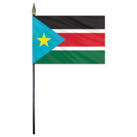 4x6" South Sudan Stick Flag