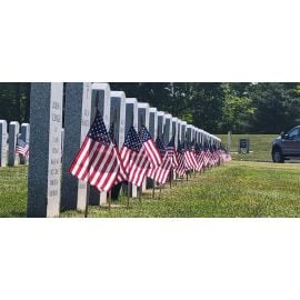 Cotton American Stick Flags