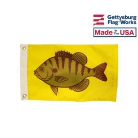 12x18" Pumpkinseed Sunfish Flag - Fishing Boat Flag