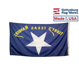 Terry's Texas Rangers Flag 1861 (Large White Star) - 3x5'