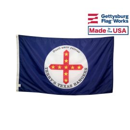 Terry's Texas Rangers Flag 1861-Yellow stars - 3x5'
