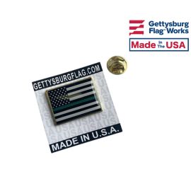 Think Green Line Lapel Pin