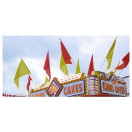 Blank Nylon Triangle Pennant Flags - Choose Options