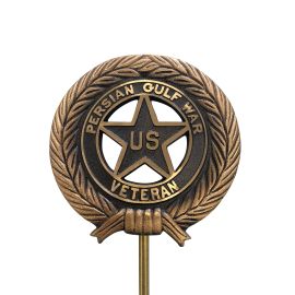 Persian Gulf Bronze Grave Marker Back