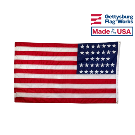 Historical American 33 Star Flag