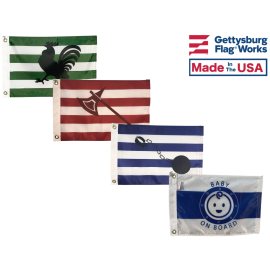 Happy Family Boat Flag Set